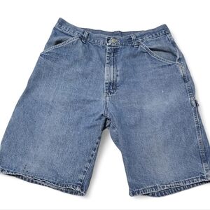Wrangler Authentic Mens 100% Cotton Denim Jean Shorts Men’s Size 33